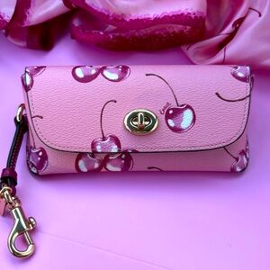 Coach Cherry Sunglass Case